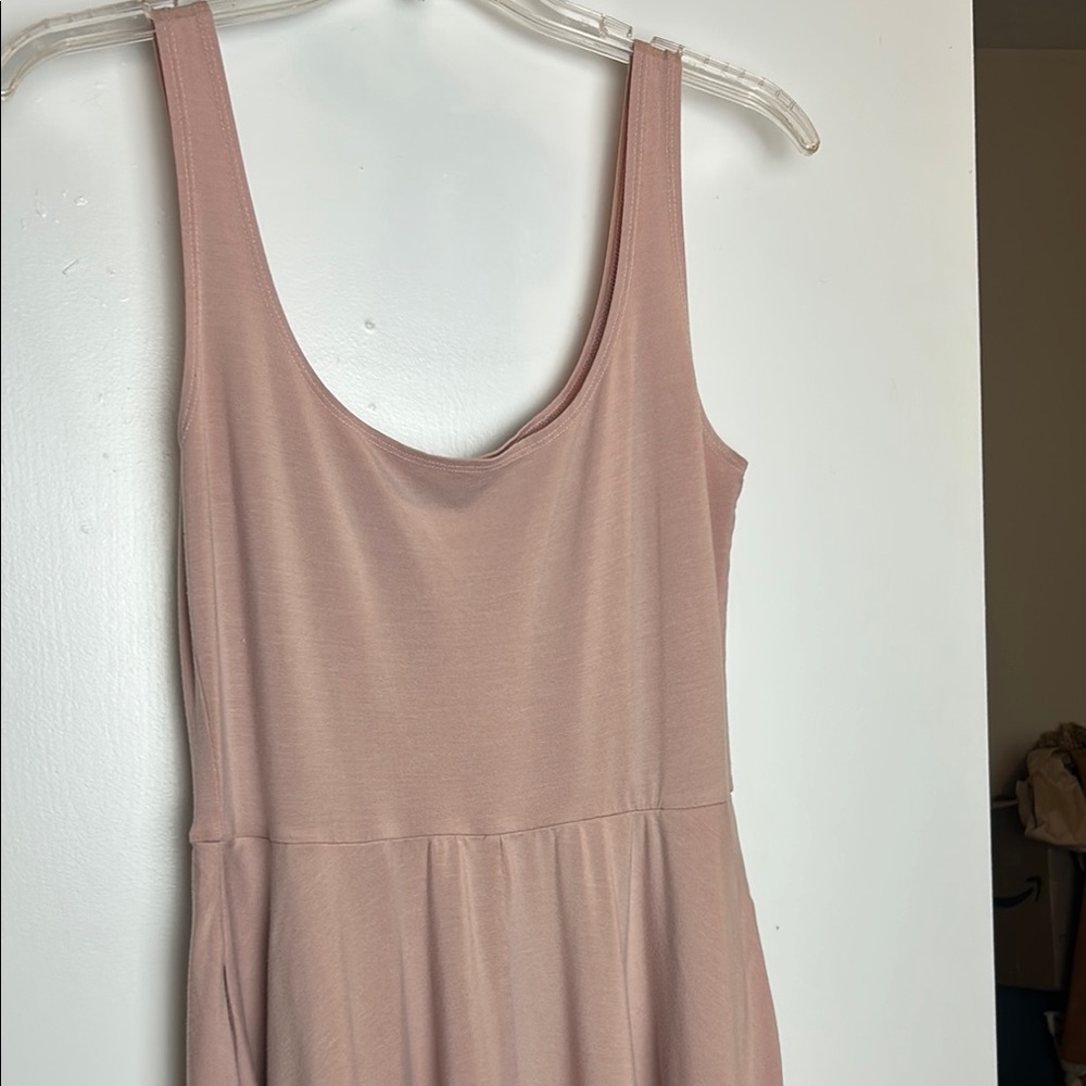 Reformation Mary Tank Dress Spandex pockets large - Picture 2 of 7